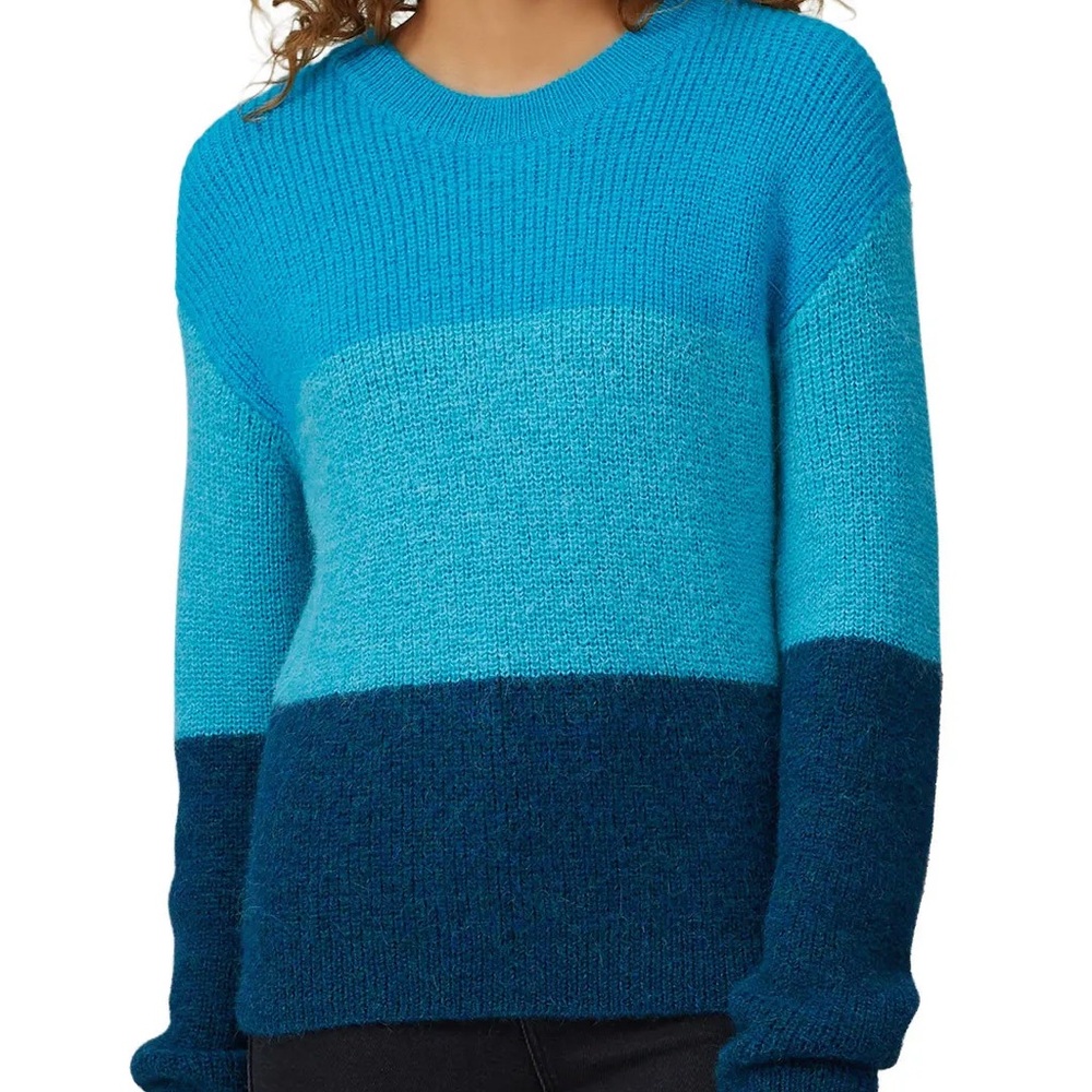 VEDA Blue Stripe Ranch Road Sweater